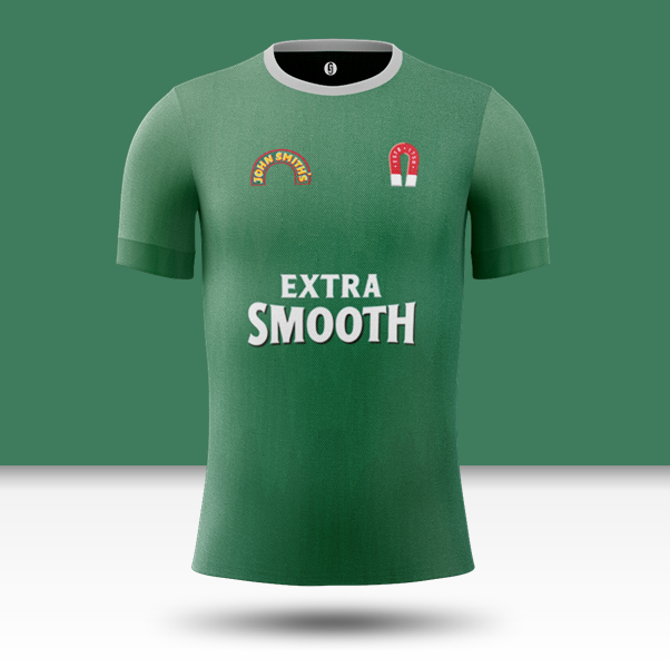 15. John Smith's Extra Smooth- So old they don't even have a Twitter - still, this John Smith's kit will be a hit with the over-60's, Milkmen and that bloke who sits by himself in the corner on a weekday sipping away in an empty King's Arms.