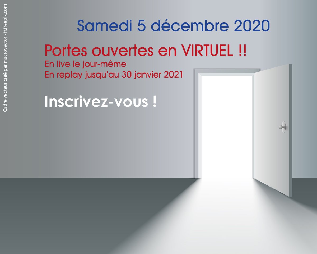 Nos 🔥PORTES OUVERTES🔥 se vivent à distance 🖥.
Inscrivez-vous sur notre site internet. 👇
cutt.ly/whdtfmc
#etml #portesouvertes #apprentissage #formation #semainedesmetiers
