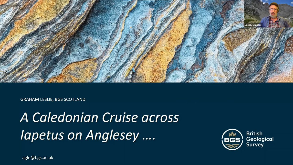Recording of last night's lecture by Graham Leslie 'A Caledonian cruise across Iapetus on Anglesey' is now online. It was a wee bit complicated (and very well told) so it is good we can watch it again ... edinburghgeolsoc.org/lectures/