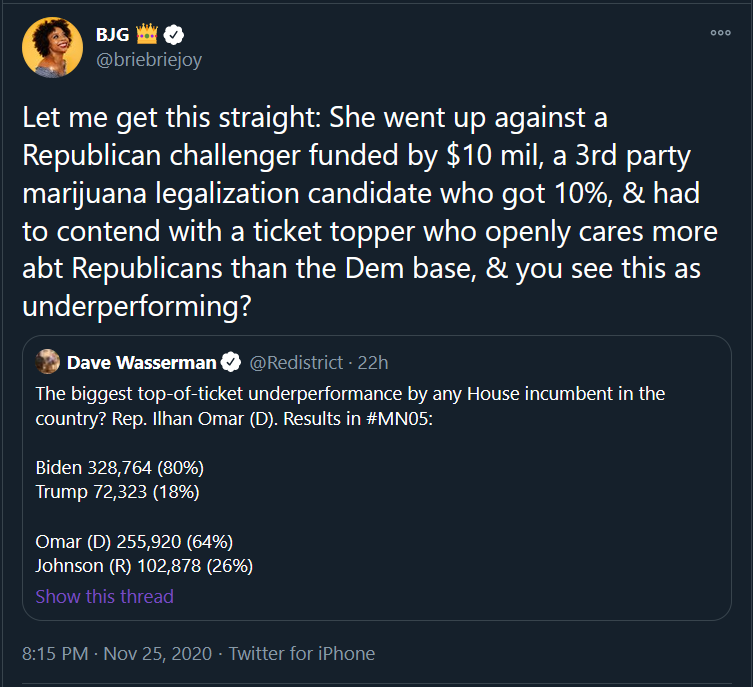 At the same time, start looking for prominent leftists that understand this system as a framework for you to learn from.  @briebriejoy is a great example. Look at how she picks out popular narratives and *discredits* them. 19/