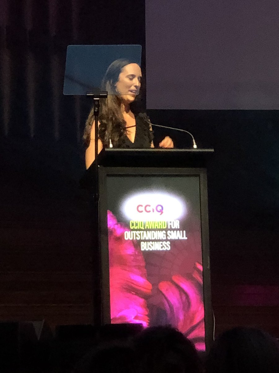 ProfBarrett's tweet image. Congratulations Carly Brown @Une_Piece founder, winner Outstanding Small Business at Brisbane #LMBA. @QUTAlumni. #QUTEntrepreneurship.