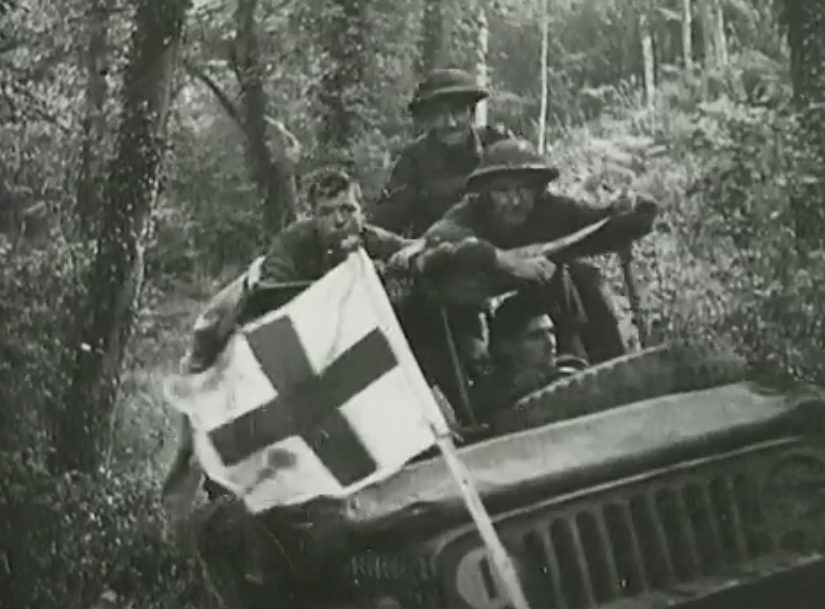 Inability to employ armoured advantage sees use of infantry: suffering heavy cass. A month after 6 June, "Still stuckfast a few miles from the sea."Casualties see shift to "high explosive and armour plate to bear the brunt, the British Army was simply running out of men." /11