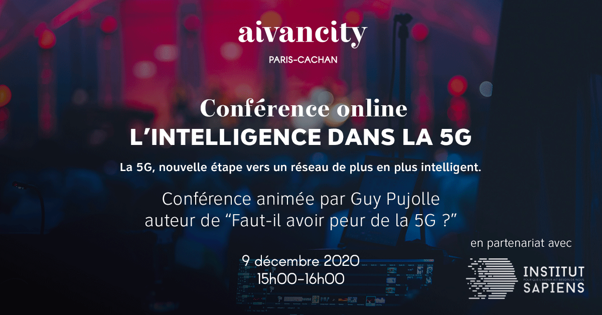 aivancityschool's tweet photo. 🎙️ #Conférence en ligne | La #5G : nouvelle étape vers un réseau de plus en plus intelligent, avec @gpujolle, membre du Board aivancity, et en partenariat avec @Instit_Sapiens. 
📆 9 décembre 2020 à 15h
Inscrivez-vous  ➡️ https://t.co/t2NHUAgrJK
#IntelligenceArtificielle #webinar https://t.co/pGwHsLGYGJ