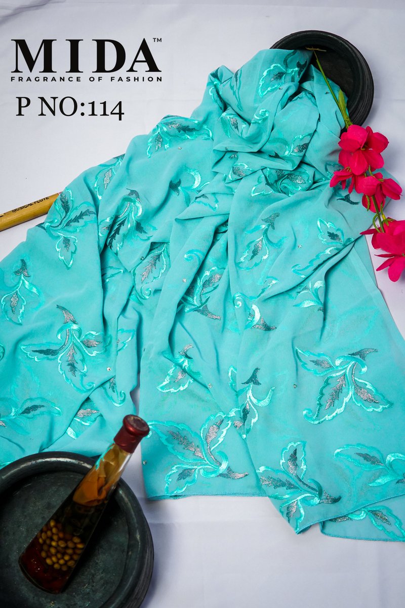 MidaIndia's tweet photo. MIDA – Leading Scarf Wholesale Exporter In India

Product information :-

category :- Chiffon Embroidered Scarf
Fabric :- Chiffon
Value Addition :- Embroidery Work
Size :- 112cm*230cm

✉ sales@midaindia.com

Mobile - 91 77789 62020  (WhatsApp) https://t.co/6KPgKtFAhr