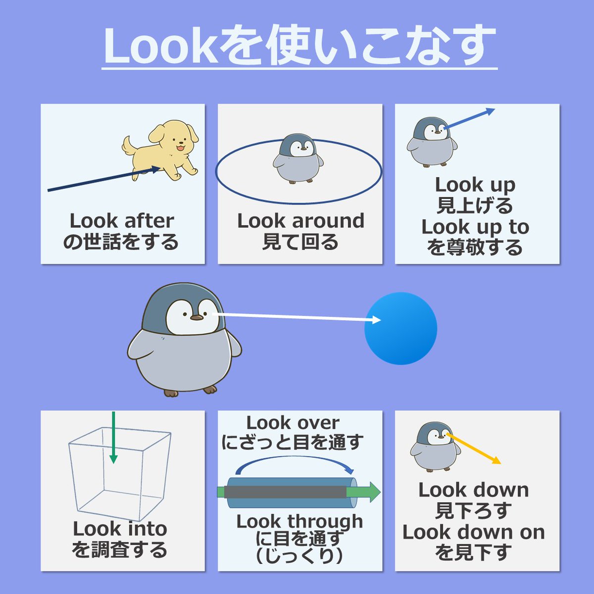 わんわん 英語がんばる 覚えておくと便利な Look の使い方 わんわん 英語がんばる 覚えておくと便利な Look の使い方