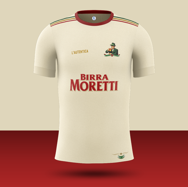 20.  @MorettiBeer - Gorgeous cream coloured affair from the Italian brewery. L'authentica branding across, this one is as cool as the Italians themselves. (comes with free breadsticks).