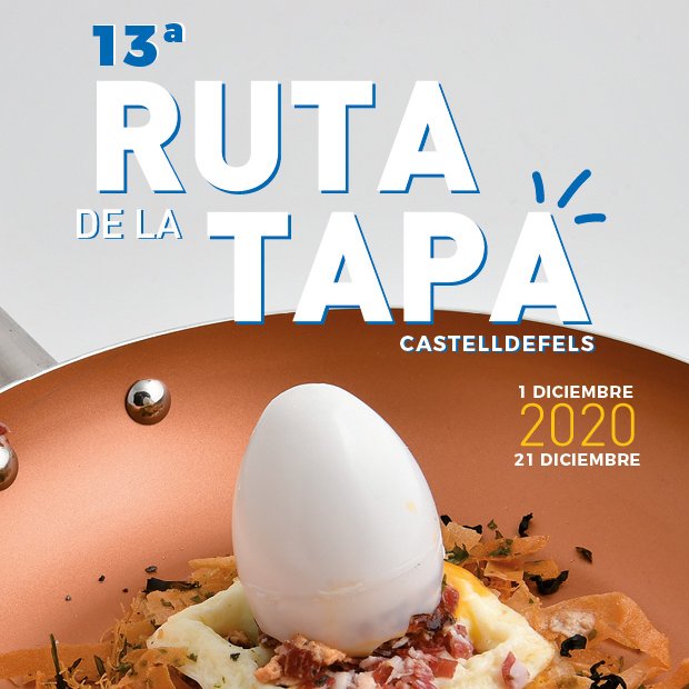 A la 3ª va la vencida… no???
El próximo 1/12 ponemos en marcha la 13 Ruta de la Tapa de #castelldefels!
Tened en cuenta q debido al Covid, las fechas y horarios pueden sufrir cambios.
Empezamos a salivar
#degusta #barcelona #platja #pueblo #gremicastelldefels   #forçahostaleria