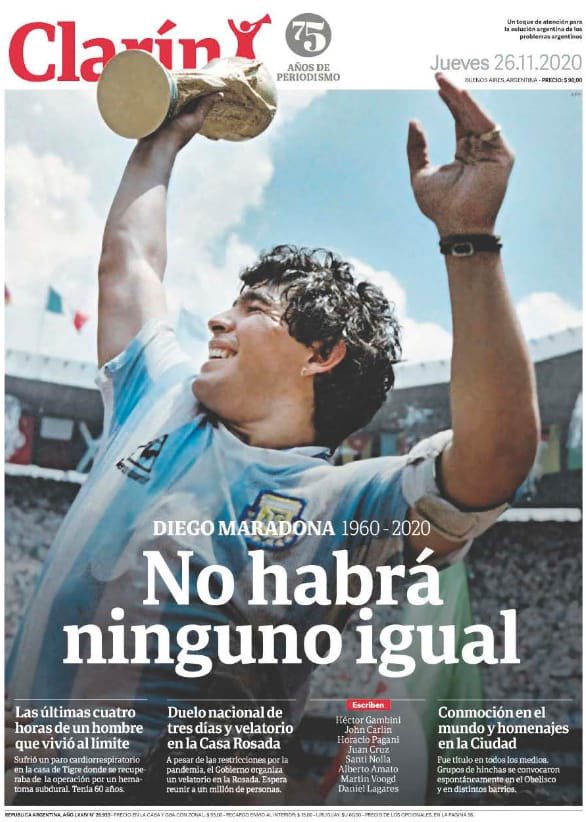 Buysan's tweet photo. En Argentina lo lloran..⚽🇦🇷 https://t.co/DYKiDscoiX