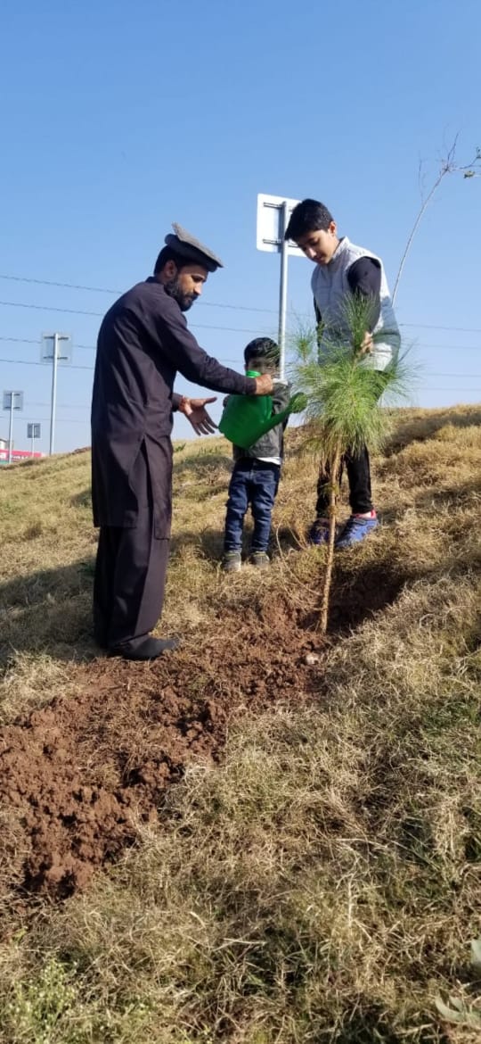 Inam_Ullah1980's tweet photo. Plant a Tree 🌴on your Birthday
On behalf of @hamzashafqaat have planted 10pine saplings at #iszi Park Expressway Khana Pul Ibd. https://t.co/BDhZYJS5lk