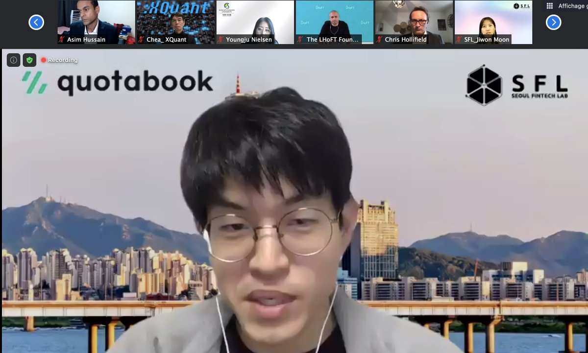 The_LHoFT's tweet photo. #PitchSession🚀Discover 5 #SouthKorea #Fintech
#QuotaBook specializes in #EquityManagement
#SpiceWare securely protects #data
#BCLabs provides a #digitalassets management platform
#XQuant provides #AI products
@FinhavenHQ is #capitalmarkets tech company leveraging #DLT https://t.co/KrihRlhf5b