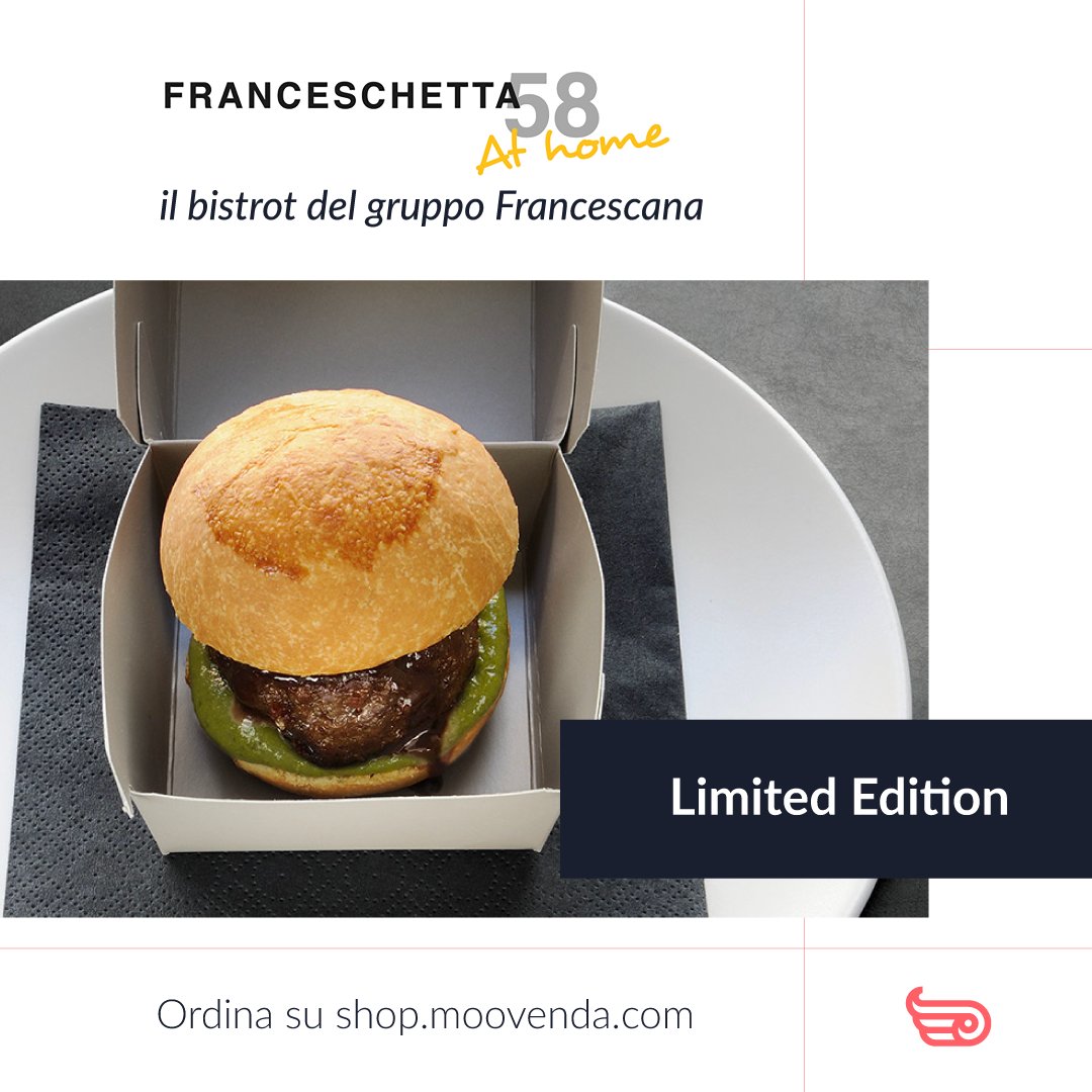 #Roma 🔥 Preordina e ricevi i menù in limited edition di #Franceschetta58, il bistrot modenese del gruppo Francescana dello Chef Massimo #Bottura 💎❤️
Ordina ora ▶️ shop.moovenda.com
Consegne sabato 28 novembre dalle 14:00 alle 18:00. Disponibilità limitata