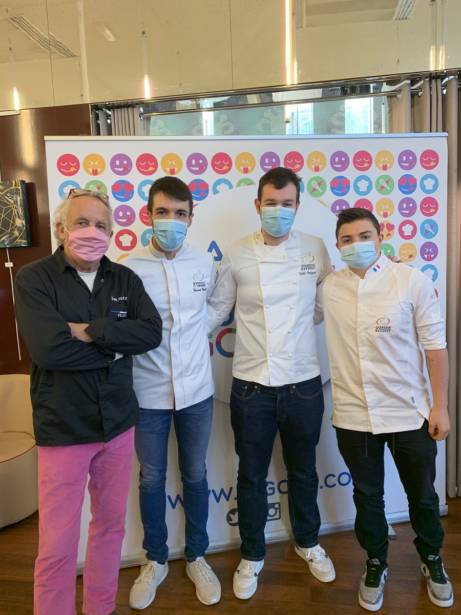 LA SEMAINE DU GOUT® (@semainedugout) on Twitter photo #Chefsdedemain GrandsTémoins RDV avec Daniel Mercier chocolatier, Zachary Lebel Champion de France du Dessert junior 2020, et Vincent Cabel Champion d'argent junior 2017, pour un échange avec les élèves sur son parcour et ses passions. #Chefsdedemain GrandsTémoins RDV avec Daniel Mercier chocolatier, Zachary Lebel Champion de France du Dessert junior 2020, et Vincent Cabel Champion d'argent junior 2017, pour un échange avec les élèves sur son parcour et ses passions.