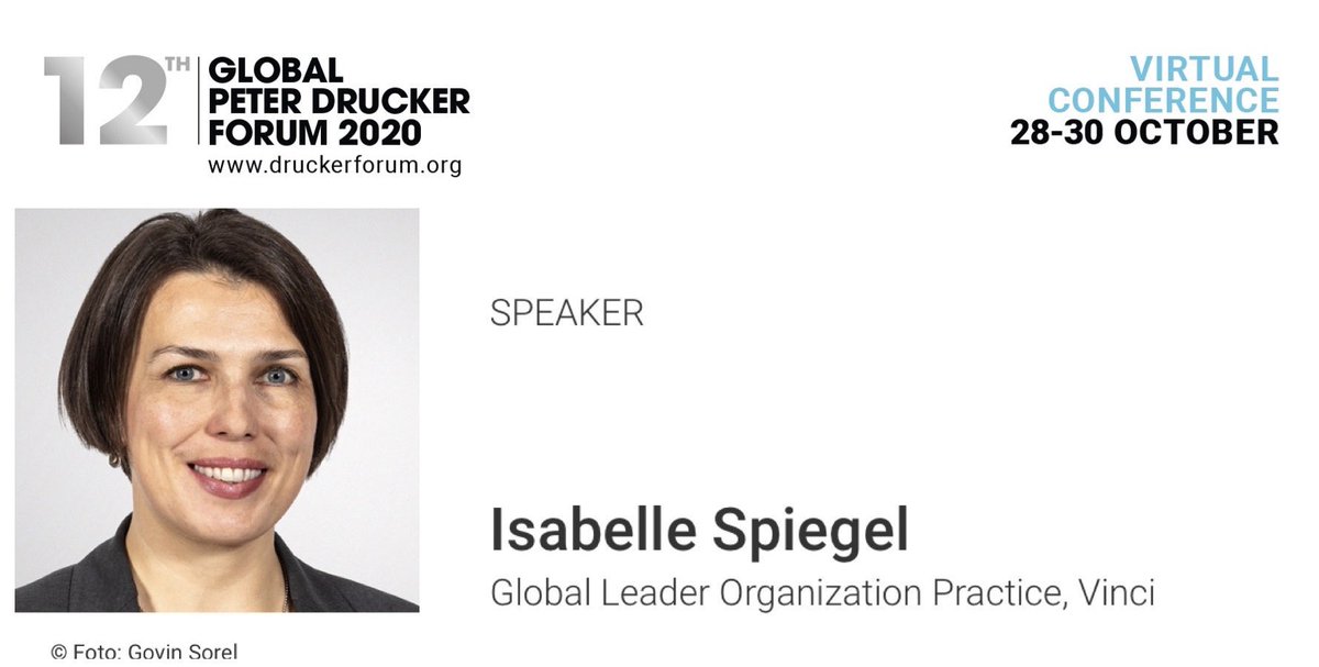 GDruckerForum's tweet image. Believe in people and give them something to believe in: continue projects for the common good that show your vision. In crisis, this gives something meaningful to do and helps reduce fear.  
Isabelle Spiegel @VINCI
#DruckerForum #quotes