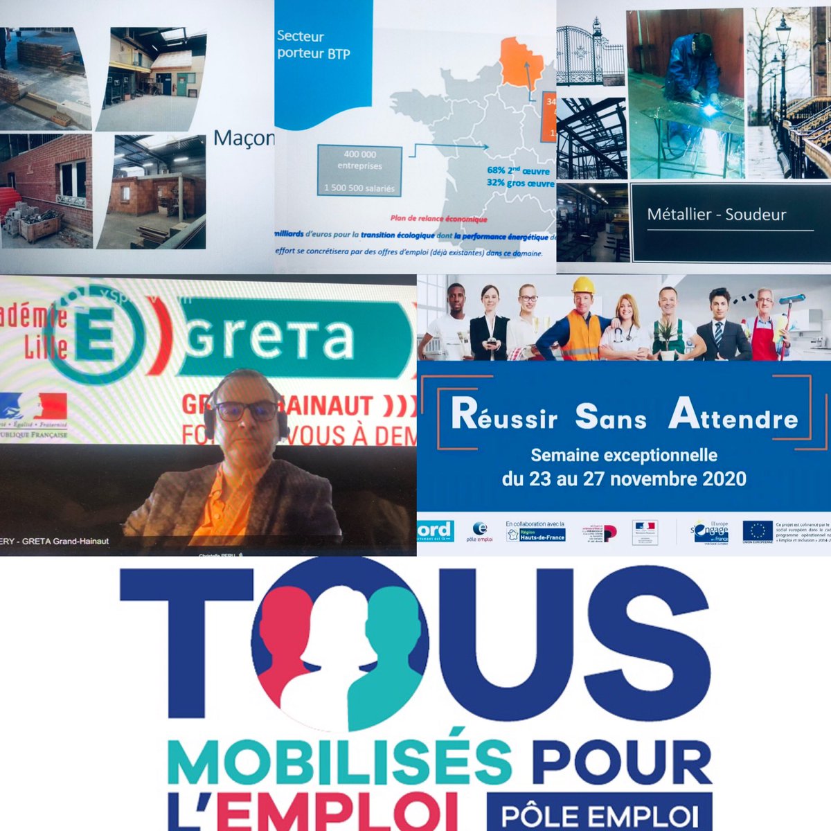 Le <a href="/GretaNpdc/">GRETA du Nord Pas-de-Calais</a> était avec nous ce matin pour une présentation des métiers du bâtiment! #RéussirSansAttendre #TousMobilisés @catheri08693203 <a href="/christinechot1/">Christine Choteau</a> <a href="/DRIOUCHFatima1/">Fatima Driouch-Tibari</a> @poleemploi_HDF