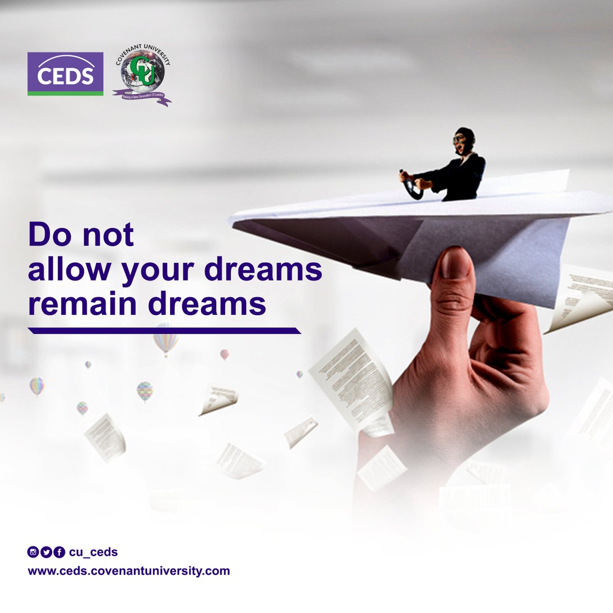 cu_ceds's tweet photo. Sail your way through greater heights and start up your career today. https://t.co/RI1lBVGvq9