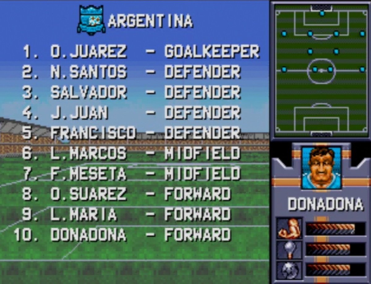 Club Modo Carrera En 1995 Conocimos El International Superstar Soccer Deluxe Considerado Por Muchos El Mejor Juego De Futbol Sega En Este Caso Maradona Era Conocido Como Redonda Y