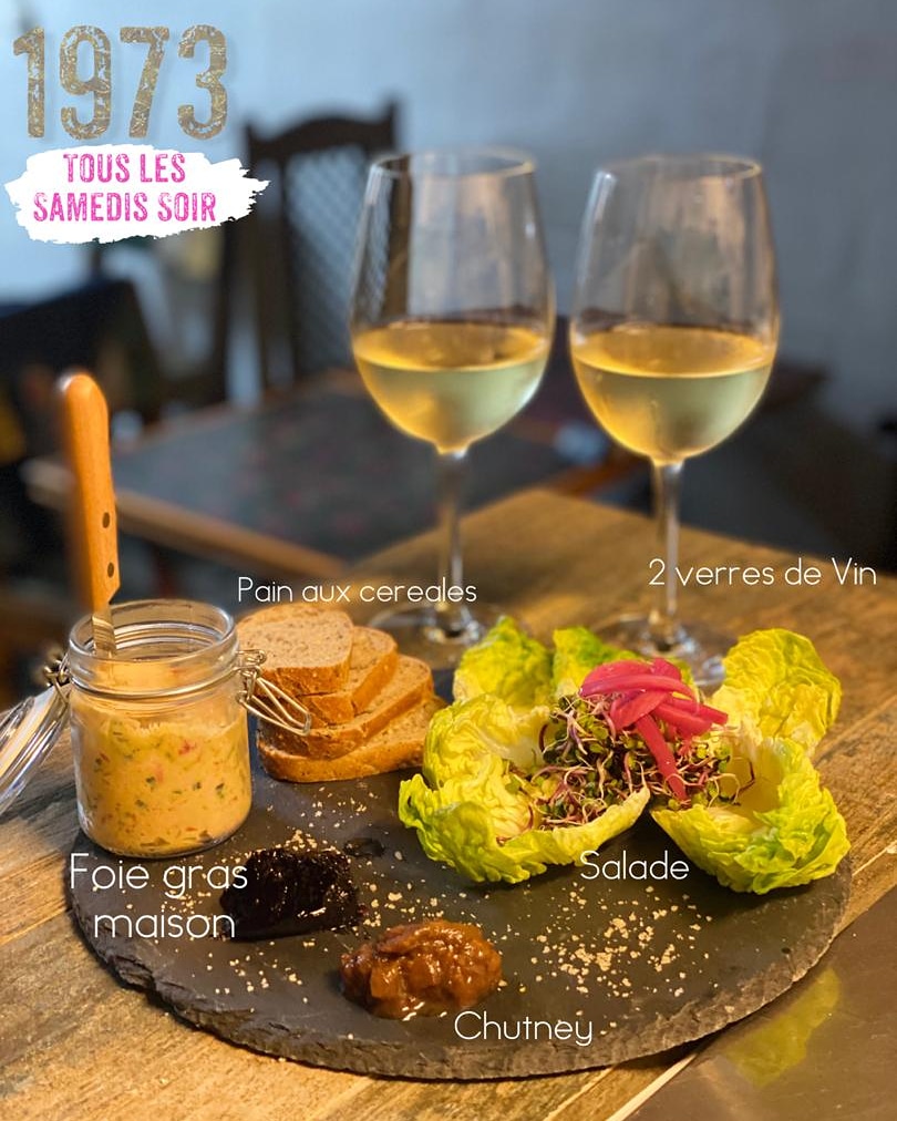 1973Food's tweet photo. SAMEDI BY NIGHT
Foie gras maison (piment végétarien &amp; Rhum Père Labat 8 ans)... 
Tarif de lancement à 40e pour 2
https://t.co/P162JLmVG8
⁣⁣⁣⁣⁣⁣⁣⁣
⁣⁣⁣⁣⁣⁣⁣⁣⁣⁣⁣⁣⁣⁣⁣⁣#1973foodandsound #chefdaviddrumeaux #kreyolfood #cuisine #manger #guadeloupe #dîner #food https://t.co/MTdPFlqjTY