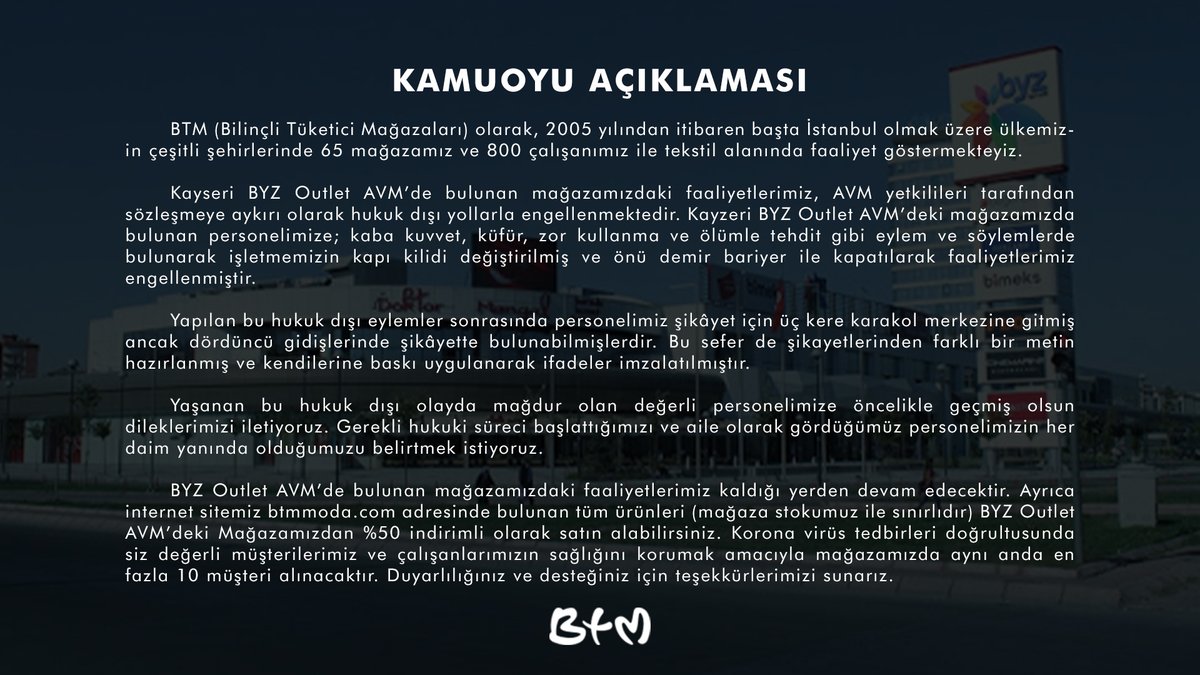 BTM tweet media