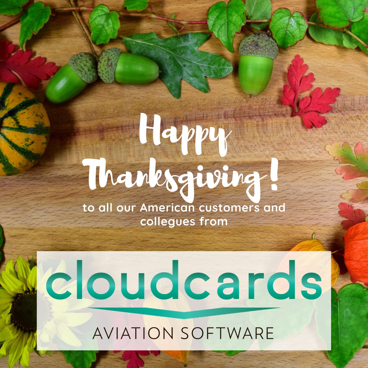 Happy Thanksgiving to all our American customers and colleagues!

#happythanksgiving