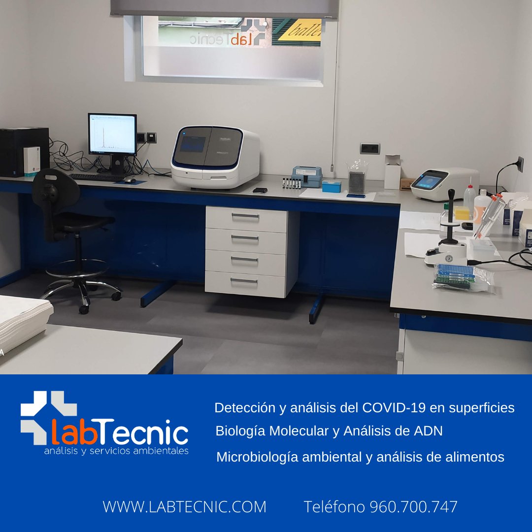labtecnic's tweet image. Biología Molecular. Análisis de ADN. 
Tu laboratorio en #Gandia. #laboratorio #labtecnic #adn
