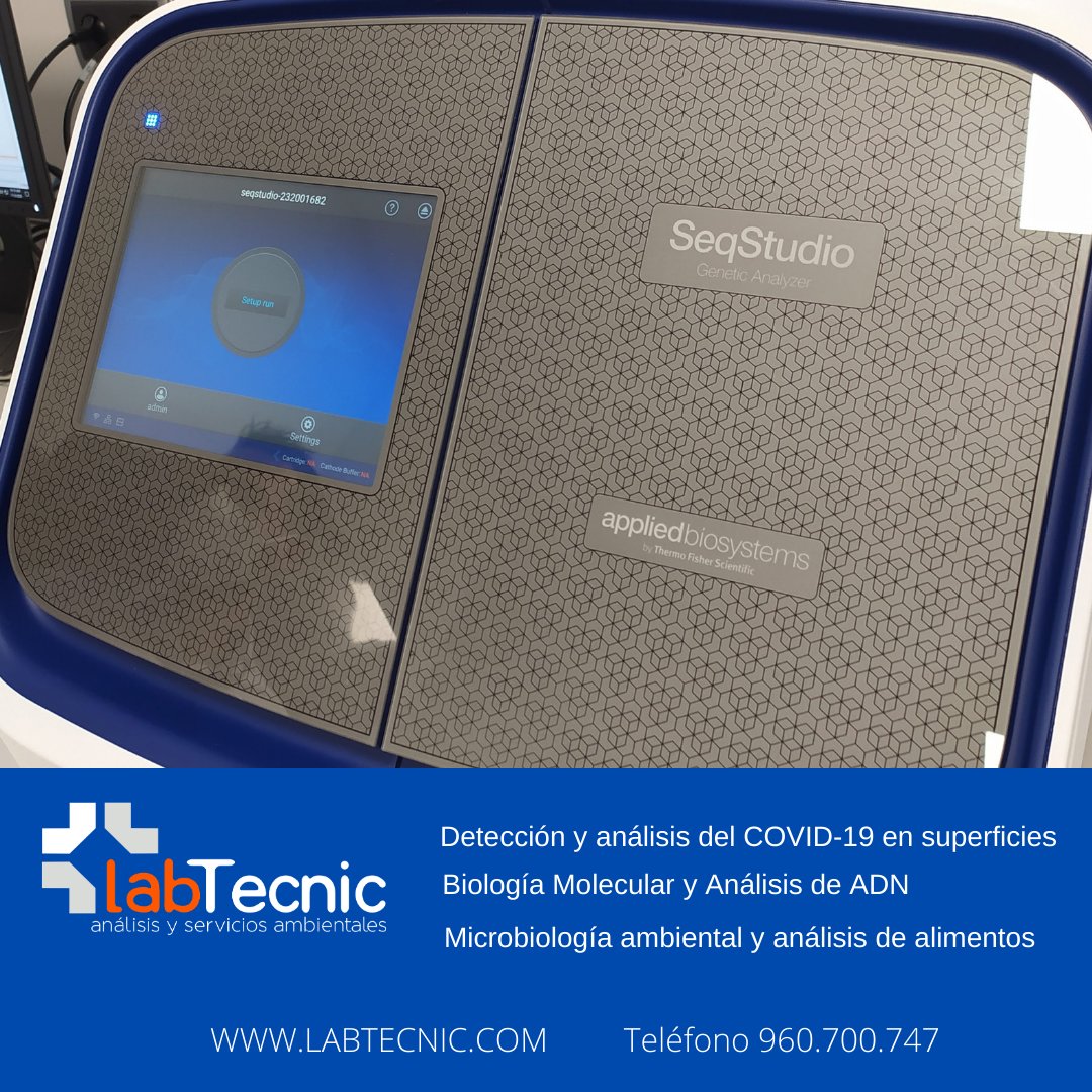 labtecnic's tweet image. Biología Molecular. Análisis de ADN. 
Tu laboratorio en #Gandia. #laboratorio #labtecnic #adn