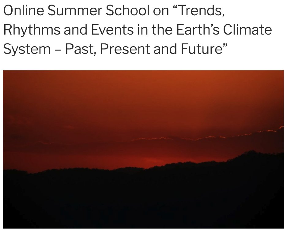 Mathew Stiller-Reeve (@monsoonmat) on Twitter photo Amazing #summerschool in #climateresearch online this coming summer. Apply now! Perfect for #ECS from just before to just after their PhD. Deadline 1st Dec. #phdchat #climate #ECRchat mres.uni-potsdam.de/index.php/2020… <a href="/MartinHTrauth/">Martin H. Trauth</a> Amazing #summerschool in #climateresearch online this coming summer. Apply now! Perfect for #ECS from just before to just after their PhD. Deadline 1st Dec. #phdchat #climate #ECRchat mres.uni-potsdam.de/index.php/2020… <a href="/MartinHTrauth/">Martin H. Trauth</a>
