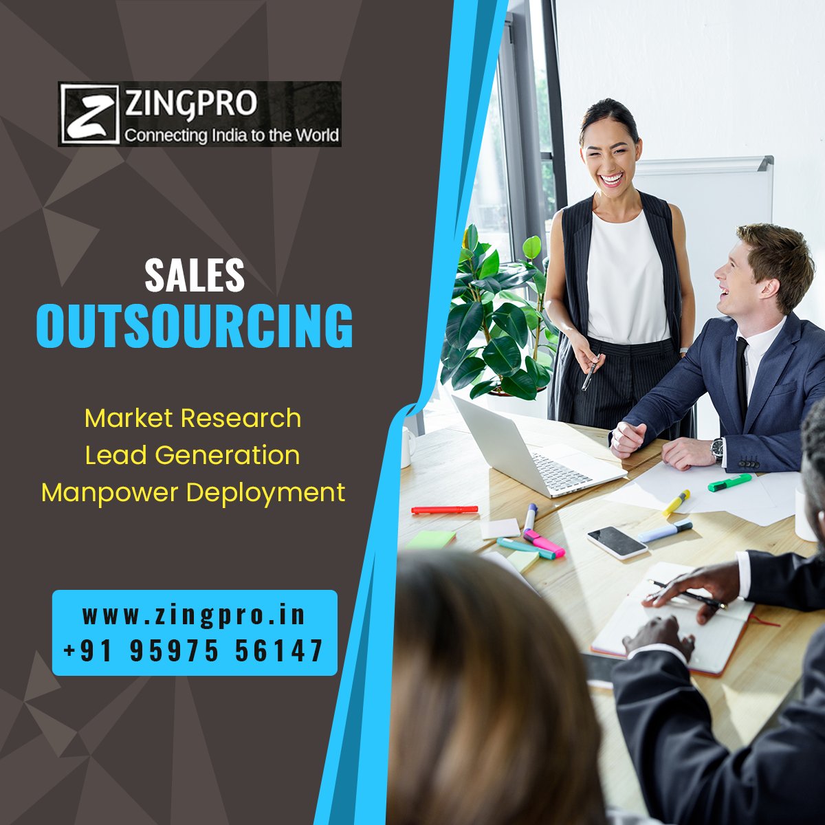 ZingproIndia's tweet photo. Sales Outsourcing:
- Market Research
- Lead Generation
- Manpower Deployment
More Details: 7305-560-560, https://t.co/Rh83aegfvY
#sales #salesoutsourcing #consultingservices #companies #businesssales #startups #financials #payroll #profitability #globalnetwork #outsource https://t.co/4PYM0Ps6C6