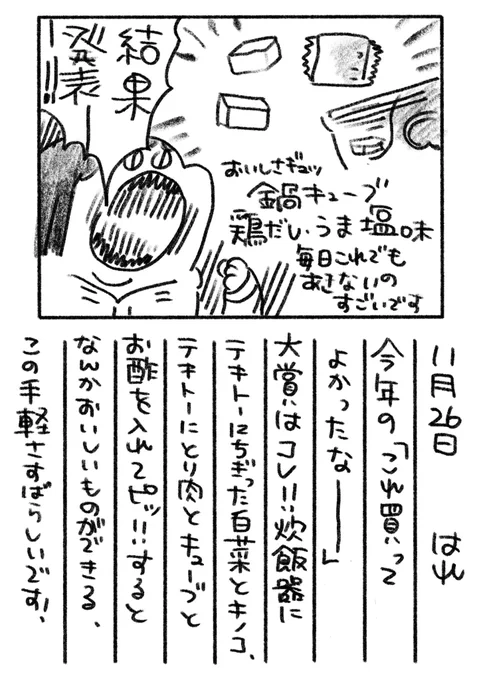 148日目 道の駅で買った旬の野菜と鶏肉と水とキューブとお酢を炊飯器に詰めてピッするだけでいいのでめんどくさがりの私でも自炊を続けていられるのが大助かりです! 