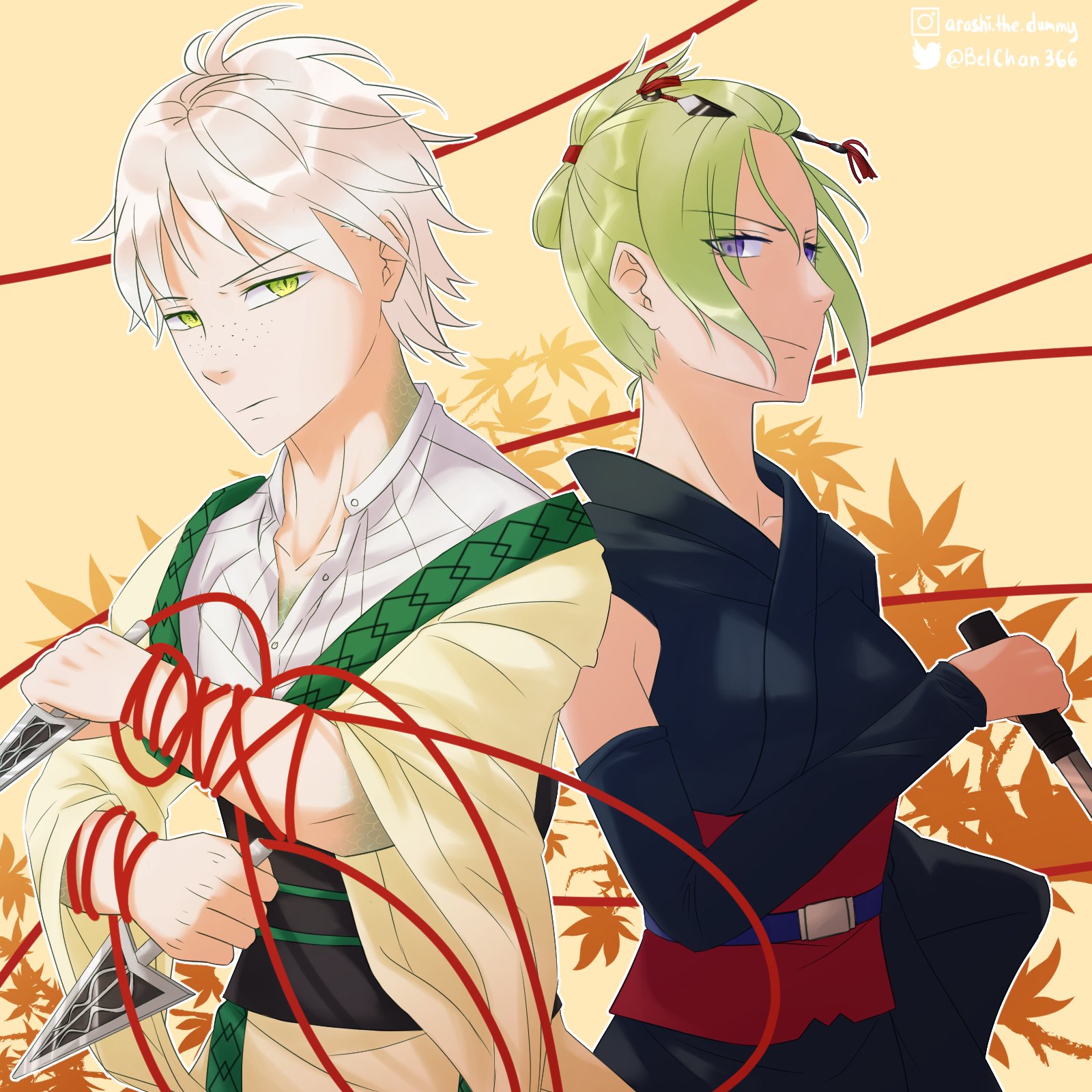 Arashi Commissions Open Day 5 Crossover Don T Mess With My Two Fave Ninjas Gintama 銀魂 Tsukuyo Magi マギ Jafar Magiseason3 マギ3期 マギのアニメ3期を望むならマギ愛を叫べ T Co Mji6w4nwc0 Twitter