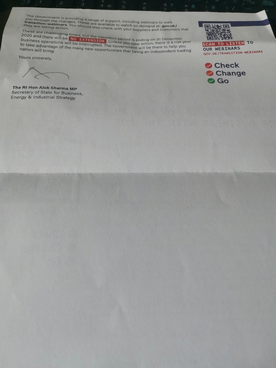 This is not what people voted for...we were promised all the same benefits. Instead businesses are being told to prepare for "challenging times" and additional new rules and bureaucracy. Where is that trade deal?
@Jochurchill4 #Brexit #BrexitShambles pic.x.com/eEhzs8SLaj