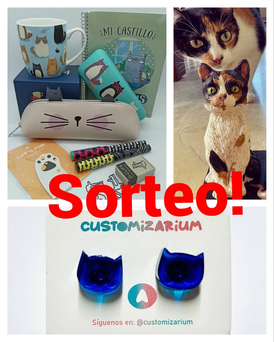 Nuestro sorteo solidario sigue abierto, necesitamos recaudar fondos para poder habilitar nuestro refugio felino y ayudar a los #gatos de #Murcia, participa y échanos una pata! Más información en el enlace del evento en nuestro facebook: facebook.com/events/8237650…