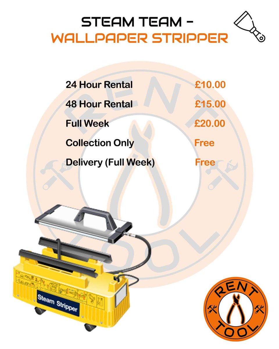 ToolRuncorn's tweet image. Professional wallpaper steamer.

Great bit of kit for big redecoration and refurb projects.

Message for more information.