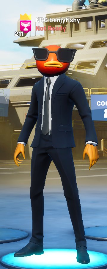 every time @benjyfishy has wore this skin he has pooped off I really think epic is giving him some type of boost while wearing it pretty sure it has a cool down which explains why he only wears it on his last game