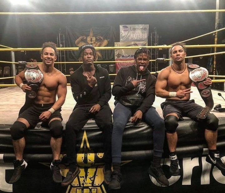 lyf_pro's tweet photo. Congrats #AndNew #WrestlingForACause Hometown Heroes Champion #DimitriAlexandrov, #AllStarPro Women's Champion #SkylarSlice, #OVW Southern Tag Team Champions #TheTateTwins (#Brandon & #Brent), #NSPW Tag Team Champions #PrettyInPink (#DillonMcQueen & #KenziePaige) #ProWrestling https://t.co/6l9DAOb2nU