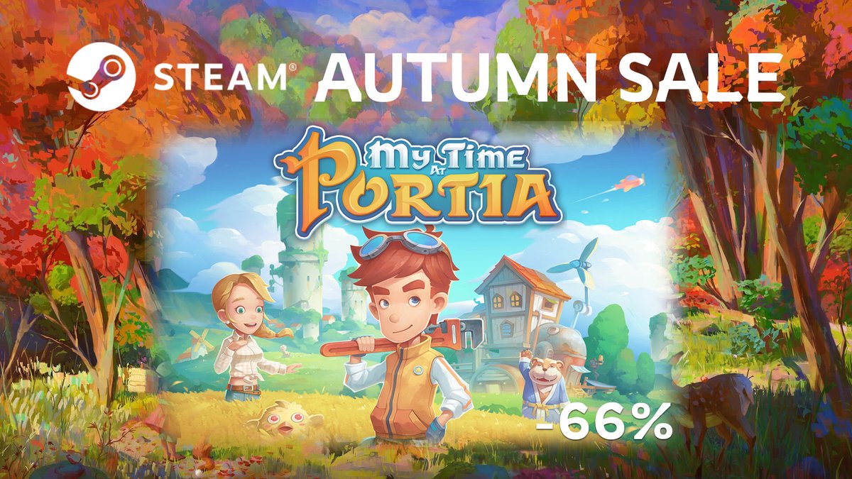 MyTimeAtPortia's tweet photo. Start a new life in the beautiful town of Portia!

Save 66% on #MyTimeAtPortia in the #SteamAutumnSale - for a limited time only!

https://t.co/o3ccPvQSBY https://t.co/fKej9KjcuD