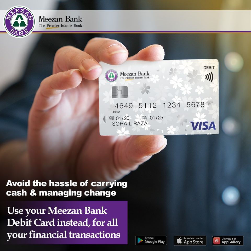 MeezanBankLtd's tweet photo. Be Safe, Bank Safe!
Use Meezan Bank Debit Card for all your transactions for a safe and secure banking experience.
For more details, please visit: https://t.co/MID4xQZLaD
#MeezanBank #IslamicBanking #IslamicFinance #MeezanDebitCard https://t.co/wtVFJvK2SG