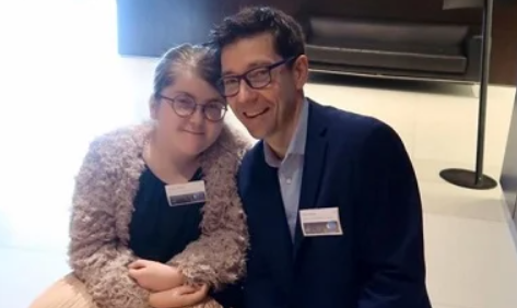 Dan with his daughter, Emily