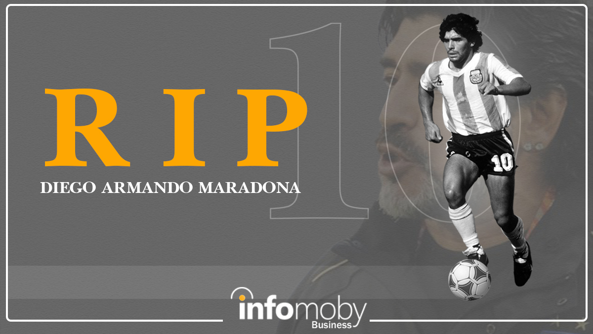 InfomobyAfrica's tweet photo. "If I die, I want to be reborn and I want to be a footballer,"-Diego Armando Maradona.
Rest in Peace Legend. #Greatestplayerofalltime #RIP https://t.co/LFtlf7LFVq