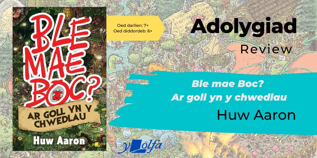 sonamlyfra's tweet image. We've been excited for this for ages! It's finally here!
🔎New search puzzle book by Welsh illustrator @huwaaron @YLolfa 
📘The perfect companion for long car journeys - hours of fun looking for Boc, that elusive little dragon 🐉 (Age 6+)
✍️REVIEW:
bit.ly/33idMFL