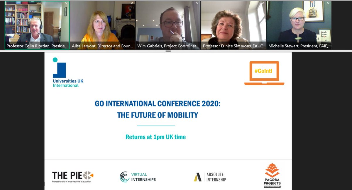 UUKIntl's tweet photo. Our #GoIntl morning session has just wrapped up, thank you to everyone who joined us. Remember delegates can access the pre-recorded conference content at any time via the links provided. 

We'll see you back online 💻 at 1pm for the afternoon session! https://t.co/xNpSCoIy60