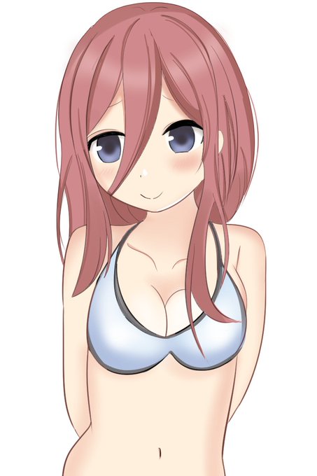 ぜろえすさんがTwitterに投稿した中野三玖(五等分の花嫁)のイラスト。