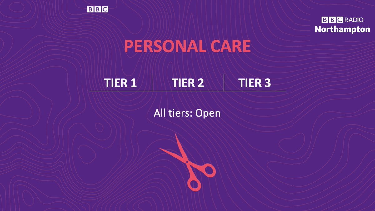  #Northamptonshire will come out of lockdown into tier 2.Here's some more information on how other areas will be affected.