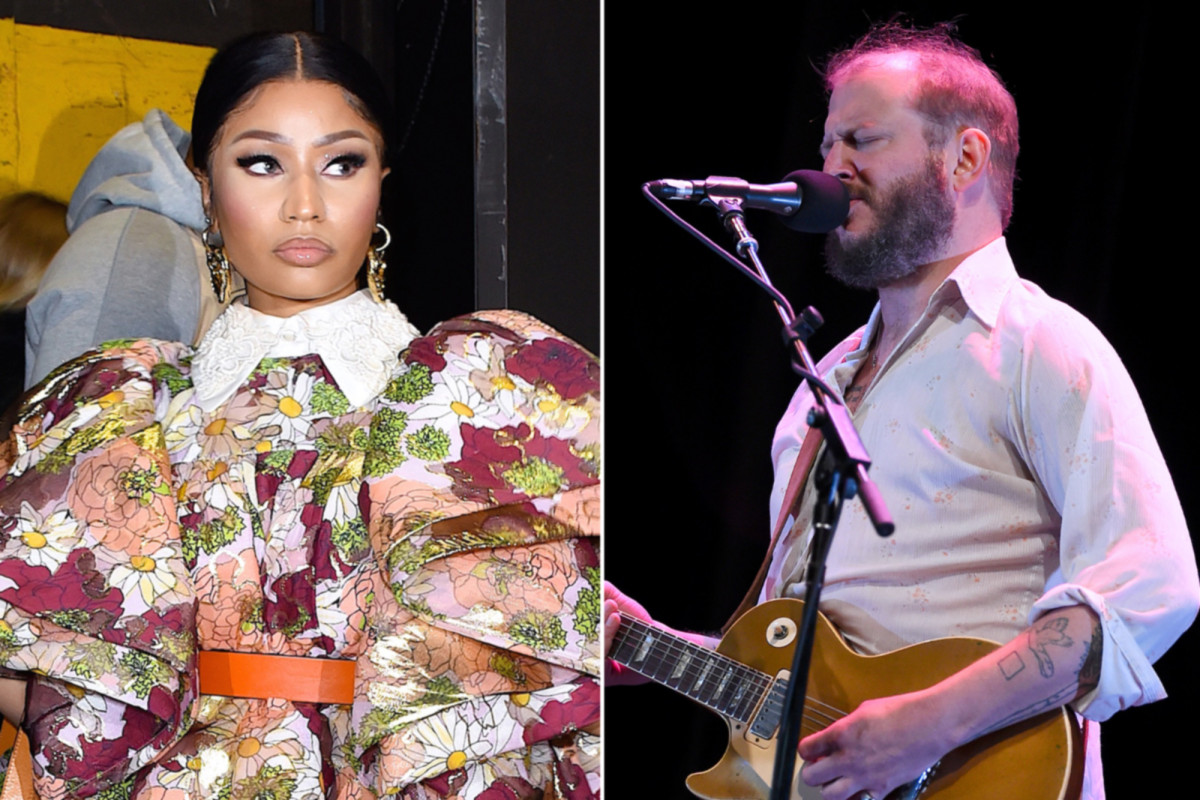 Nicki Minaj drags Grammys, 'the white man Bon Iver,' in irate Grammys tweet