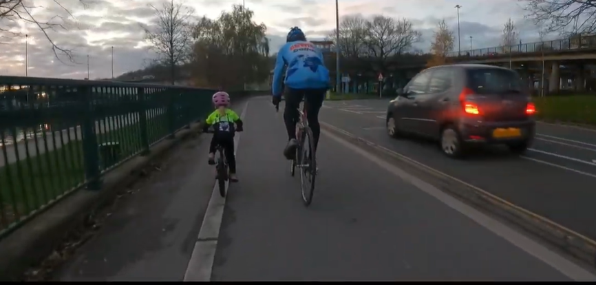 3-year old cycles 55km from Bristol to Bath and back road.cc/279025 #cycling