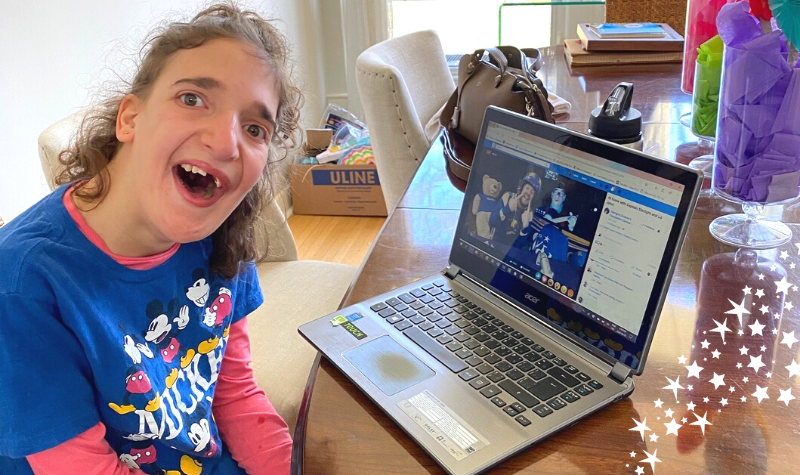 StarlightCanada's tweet photo. What motivates a Starlight mom to give back? Her daughter. ✨ Meet Duda, a Starlight teen who suffers from conditions that leave her non-verbal and in a wheelchair — but certainly can’t take away her smile. https://t.co/N2ZCkyct9N https://t.co/Pmku1pJVQL