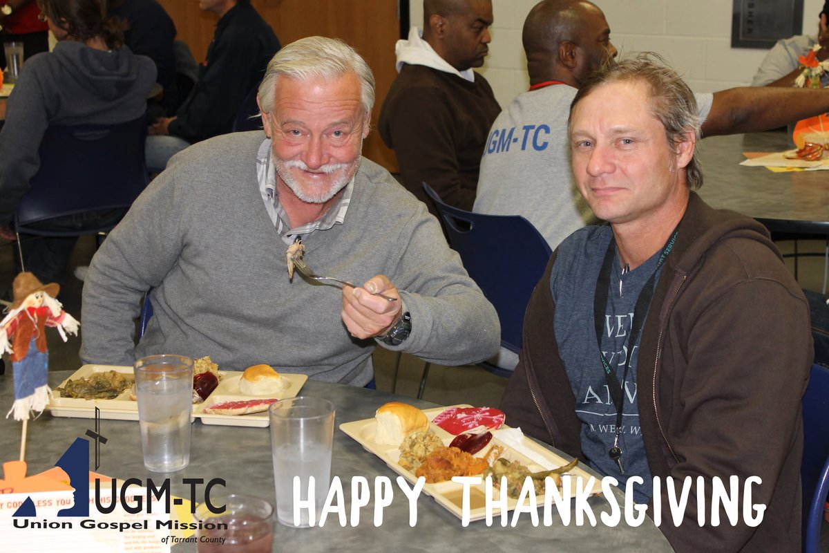 Happy Thanksgiving from everyone here at UGM-TC! We are thankful today and everyday for friends like you that provide our hurting neighbors a safe place to rest and enjoy a hot meal. We couldn't do it without you! 🦃