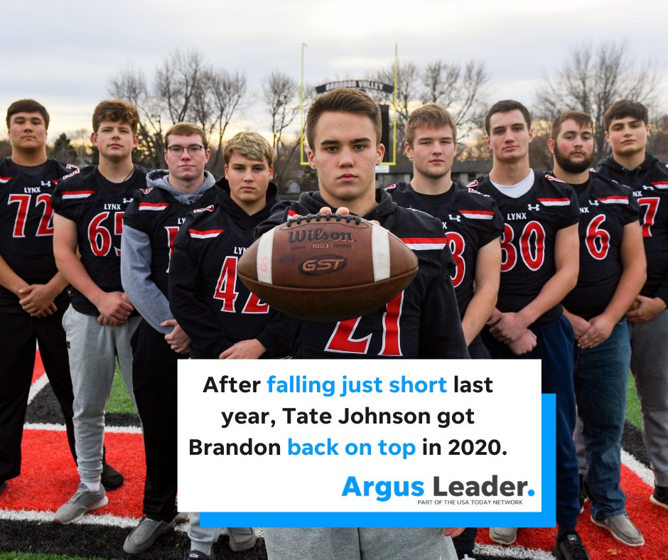 Read about why Brandon Valley senior running back Tate Johnson is the 2020 Elite 45 captain: bit.ly/39izZaD