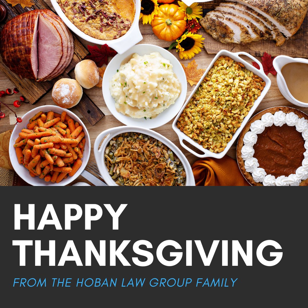 Happy Thanksgiving from all of us at the Hoban Law Group!