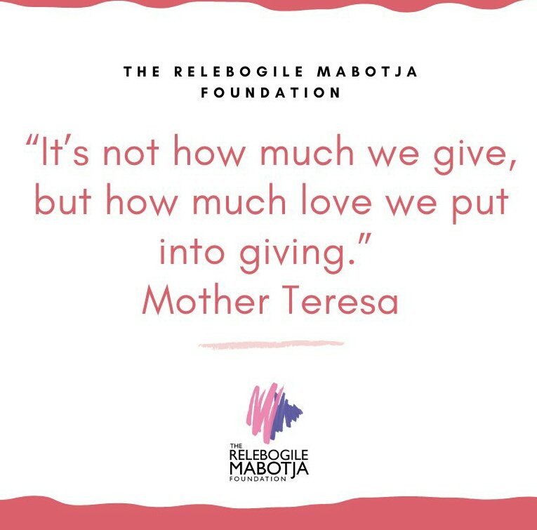 Katlego_Velile's tweet image. Modimo o mogolo!! Just got a very good gesture from @RelebogileM and @RMFoundationSA may God bless you more as you blessing us too.🙇 ke a leboga Danko!!
