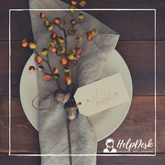 HelpDeskDigital's tweet photo. Happy Thanksgiving from the HelpDesk family to yours... https://t.co/bN8aGFwZcm